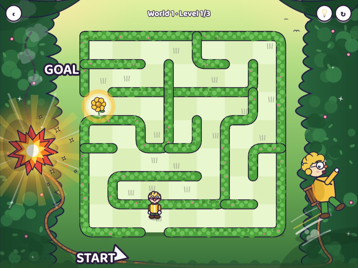 The Garden — a hedge maze